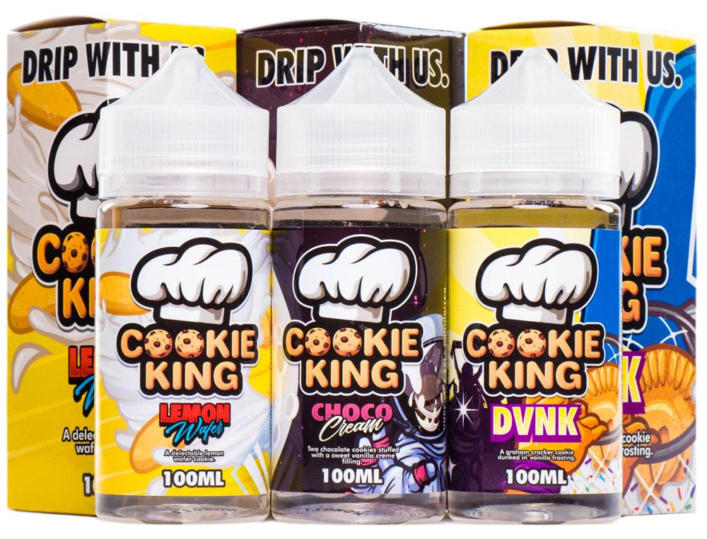 Lemon Wafer - Cookie King E-juice (100 Ml) 12 Lemon Butter Cookie Shortfill  E-Liquid By Future Juice 100ml