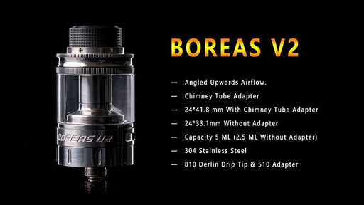 Augvape Boreas V2 RTA - Clearance - WholesaleVapor.com