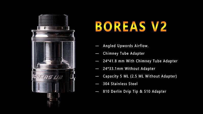Augvape Boreas V2 RTA - Clearance - WholesaleVapor.com