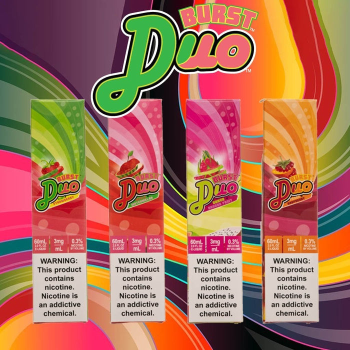Burst Duo Eliquid - 60ml - NEW FLAVOR - WholesaleVapor.com