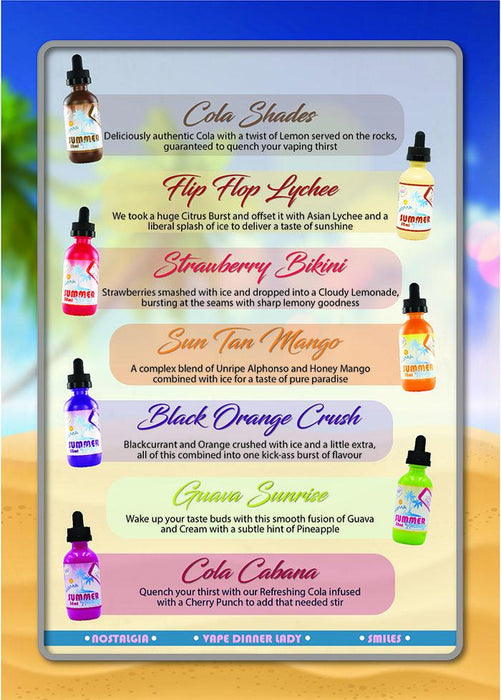 Dinner Lady Summer Holidays 60ml - Vapor King