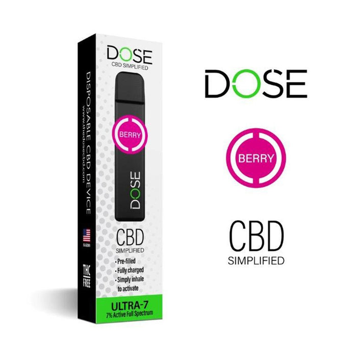 DOSE Full Spectrum Disposable CBD Vape Pen - Single - WholesaleVapor.com