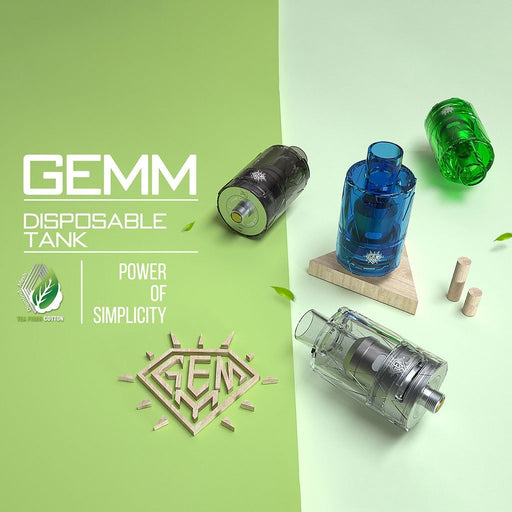 Freemax GEMM Disposable G3 Triple Mesh Coil Tank (2 Pack) - WholesaleVapor.com