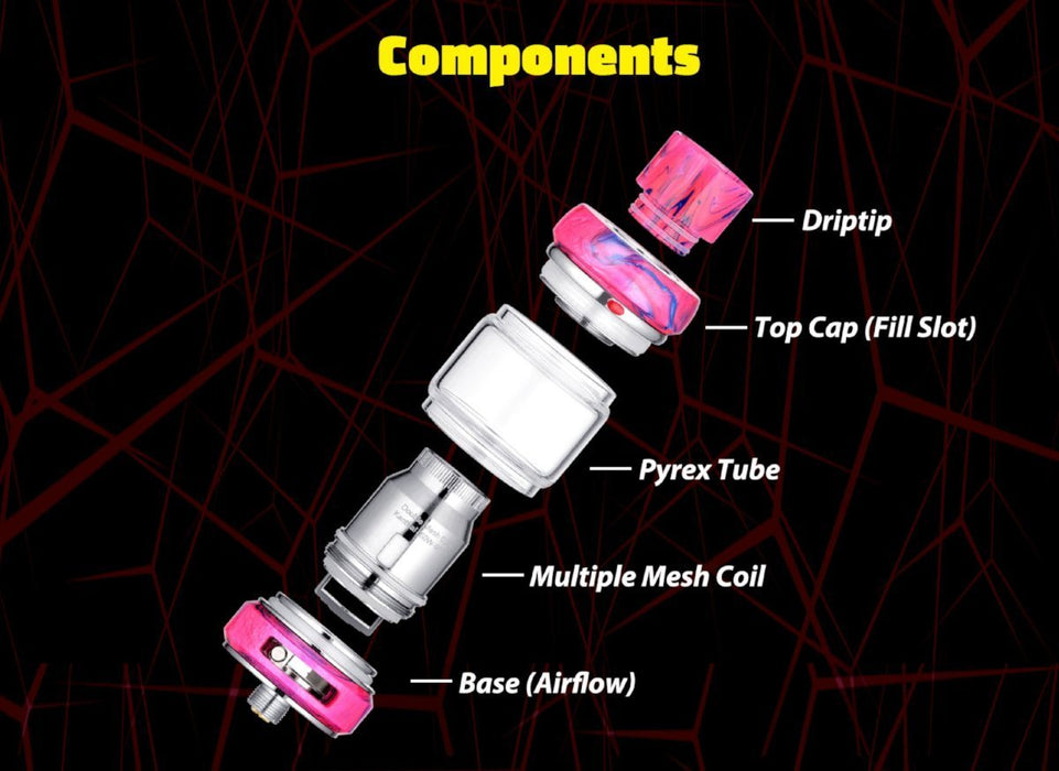FreeMax Mesh Pro Sub Ohm Tank - Resin Design - WholesaleVapor.com