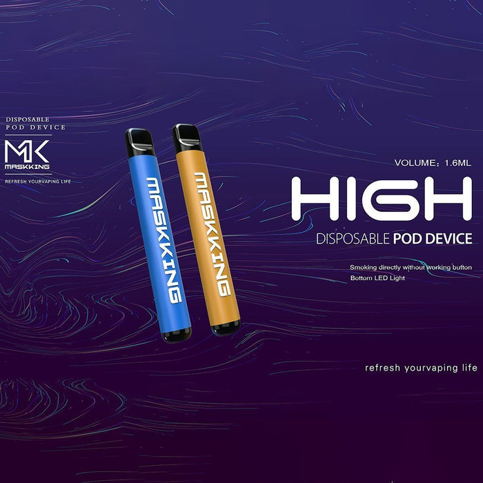 Maskking High Kit 360mAh Disposable Pod System (Single Unit) - Vapor King