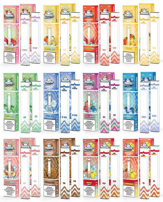 Mr. Freeze Disposables 5% - WholesaleVapor.com