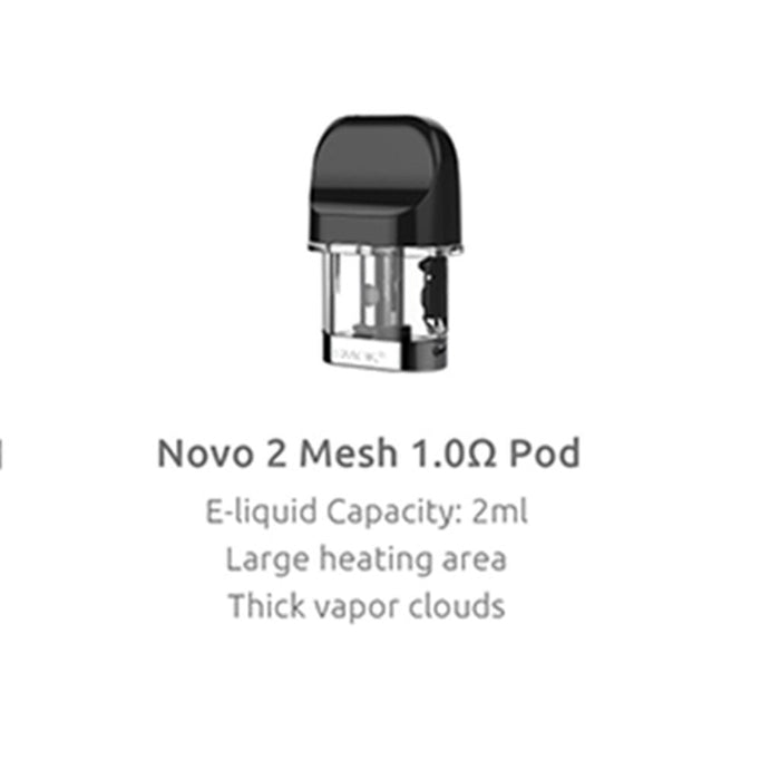 Smok NOVO 2 Replacement Pods (3 Pack) - WholesaleVapor.com