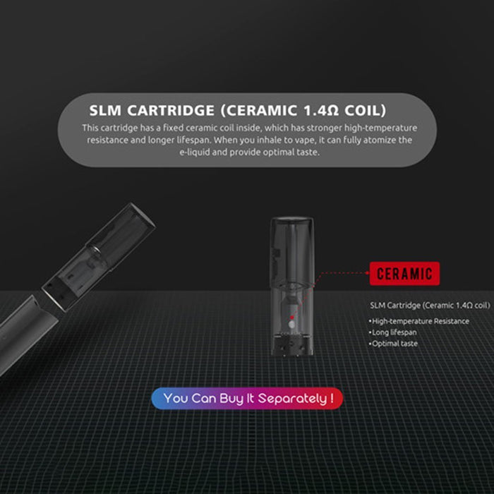 Smok SLM Pod Vape Catridges 1.8ml Capacity - 5 Pack - Vapor King