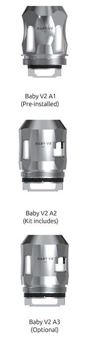 Smok TFV8 Baby V2 & V9 Max Tank Coils - 3 Pack - WholesaleVapor.com
