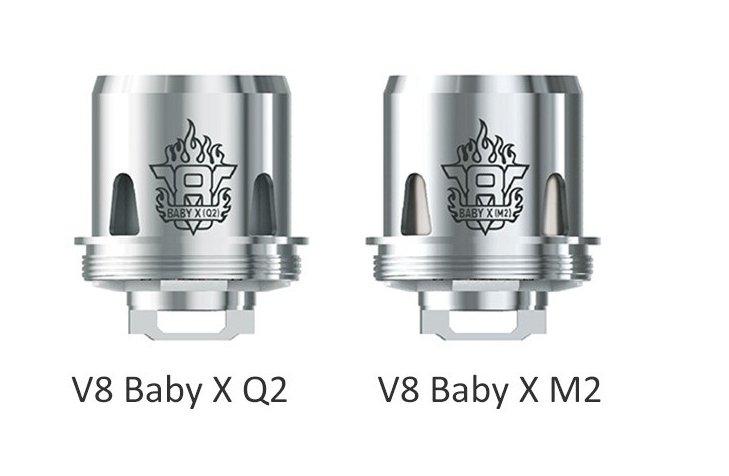 Smok TFV8 X-Baby Coils 2 Styles (3 Pack) - Vapor King