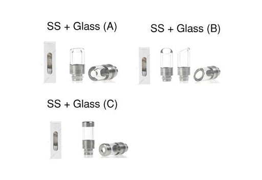 SS w/ Glass Drip Tips (Different Options) - Vapor King