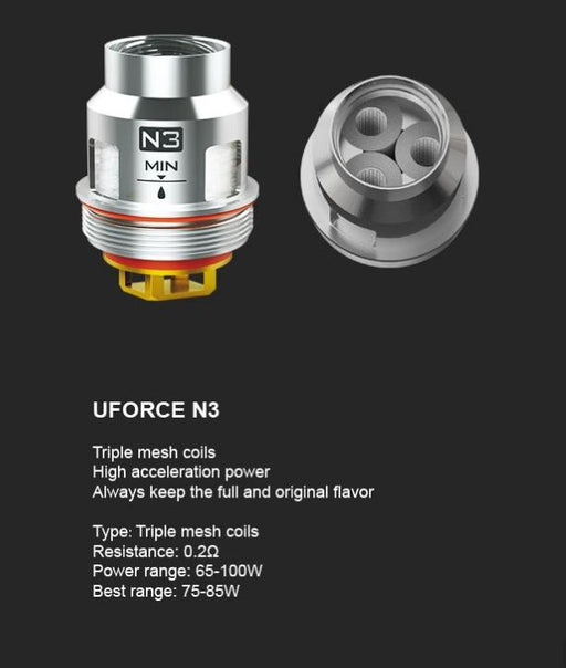 VooPoo Uforce N3 Replacement Coils - 5 Pack - Vapor King